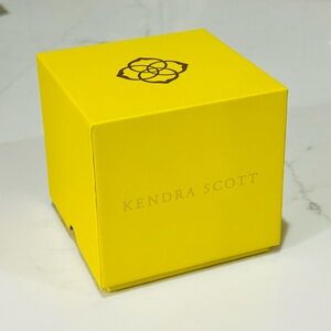 Kendra Scott Yellow Branded Empty Watch Jewelry Box